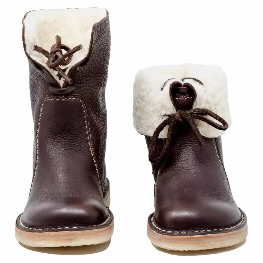 Sahasra | Casual Leather Mid-Calf Boots
