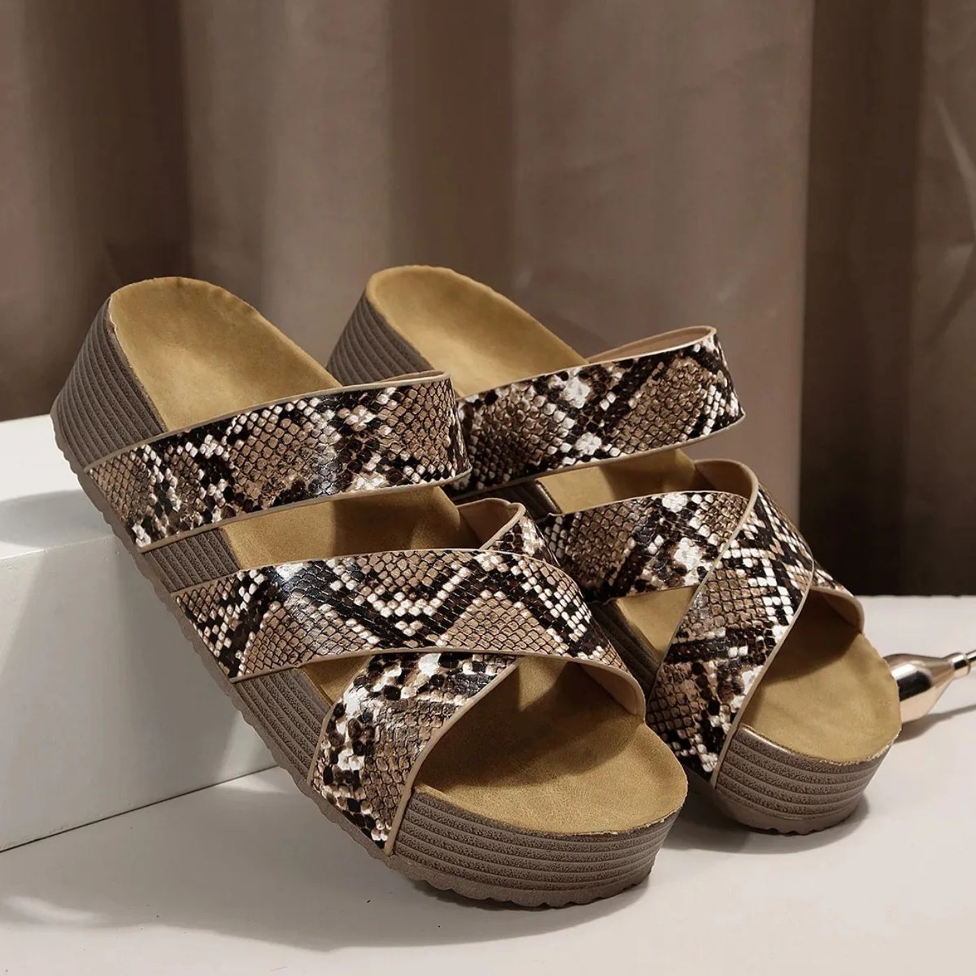 Ramira | Orthopedic Leather Strap Sandals