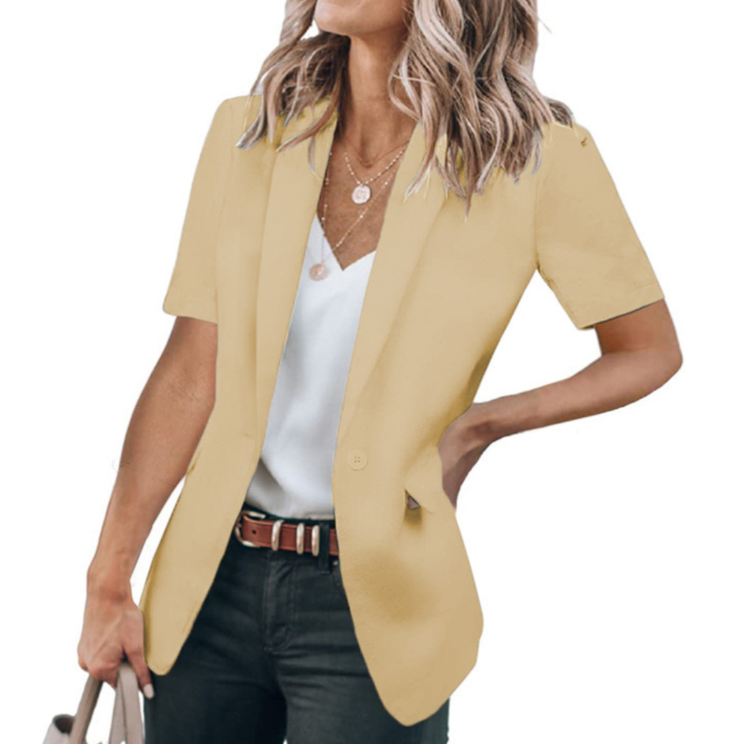 Lissa™ | Short Sleeve Casual Blazer