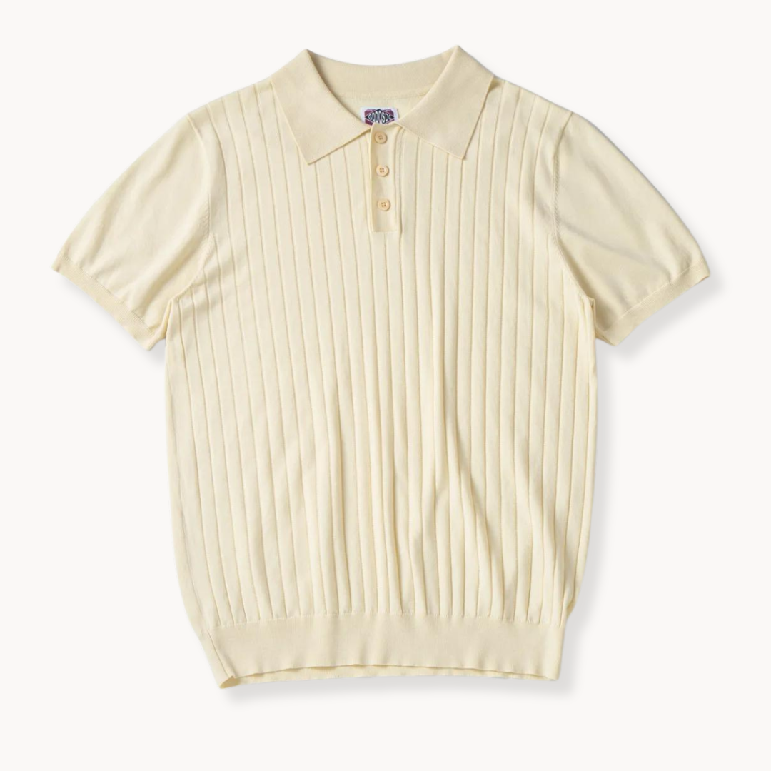 Charlie|Silk cotton polo