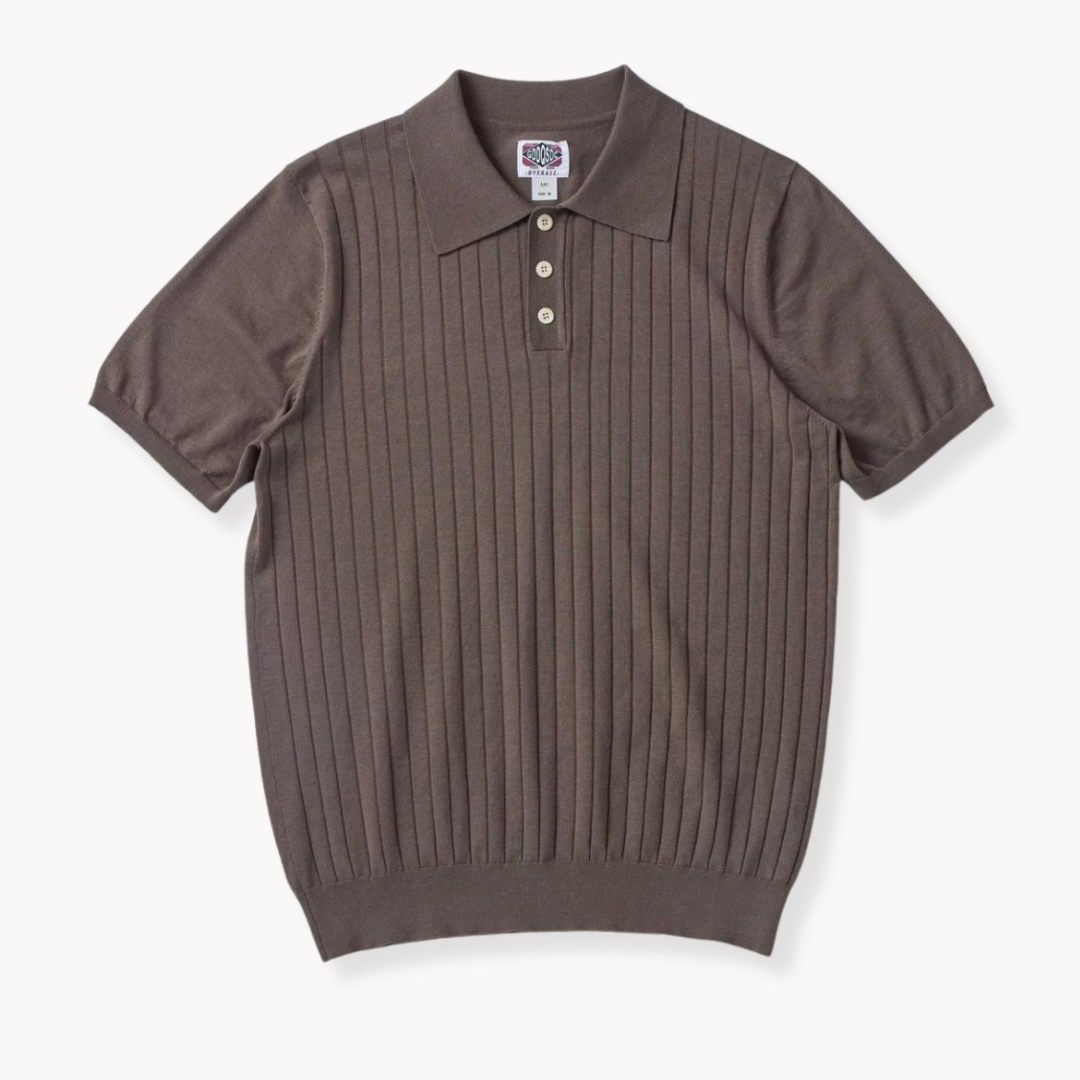 Charlie|Silk cotton polo