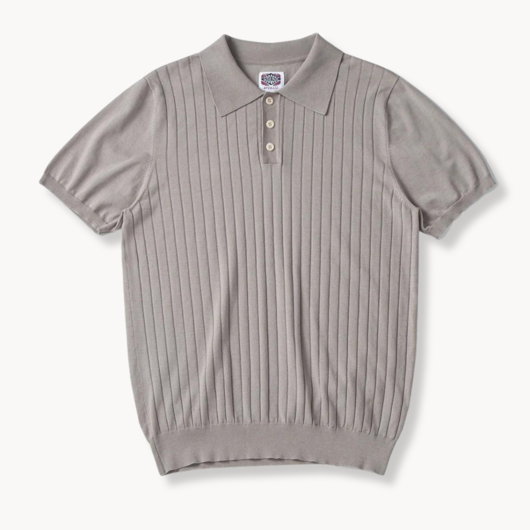 Charlie|Silk cotton polo