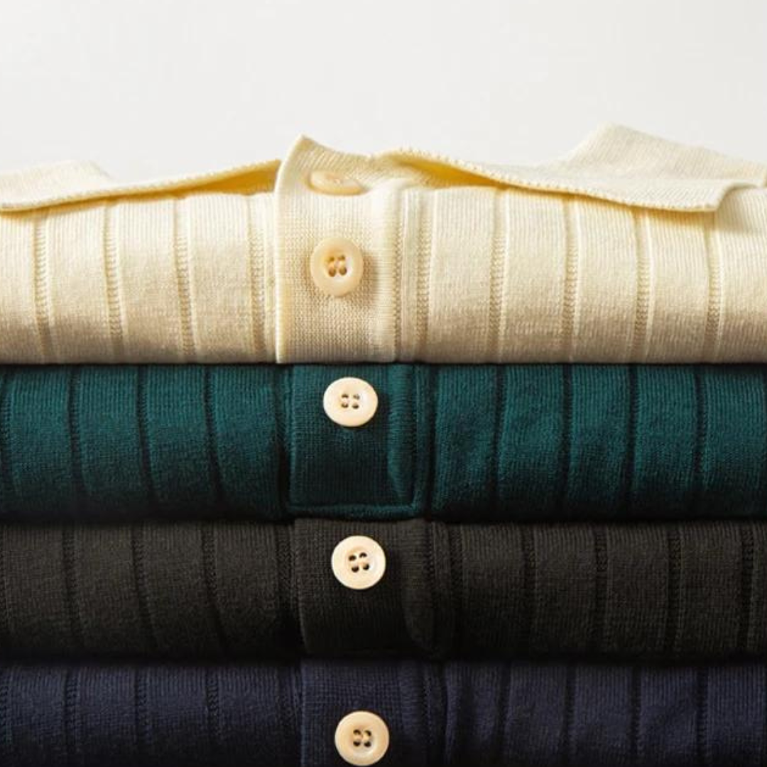 Charlie|Silk cotton polo