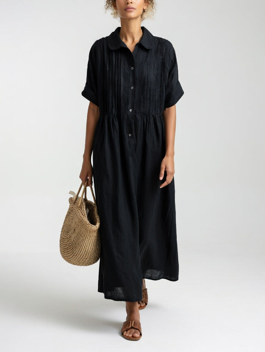 Lysandra™ | Flowy Summer Shirt Dress