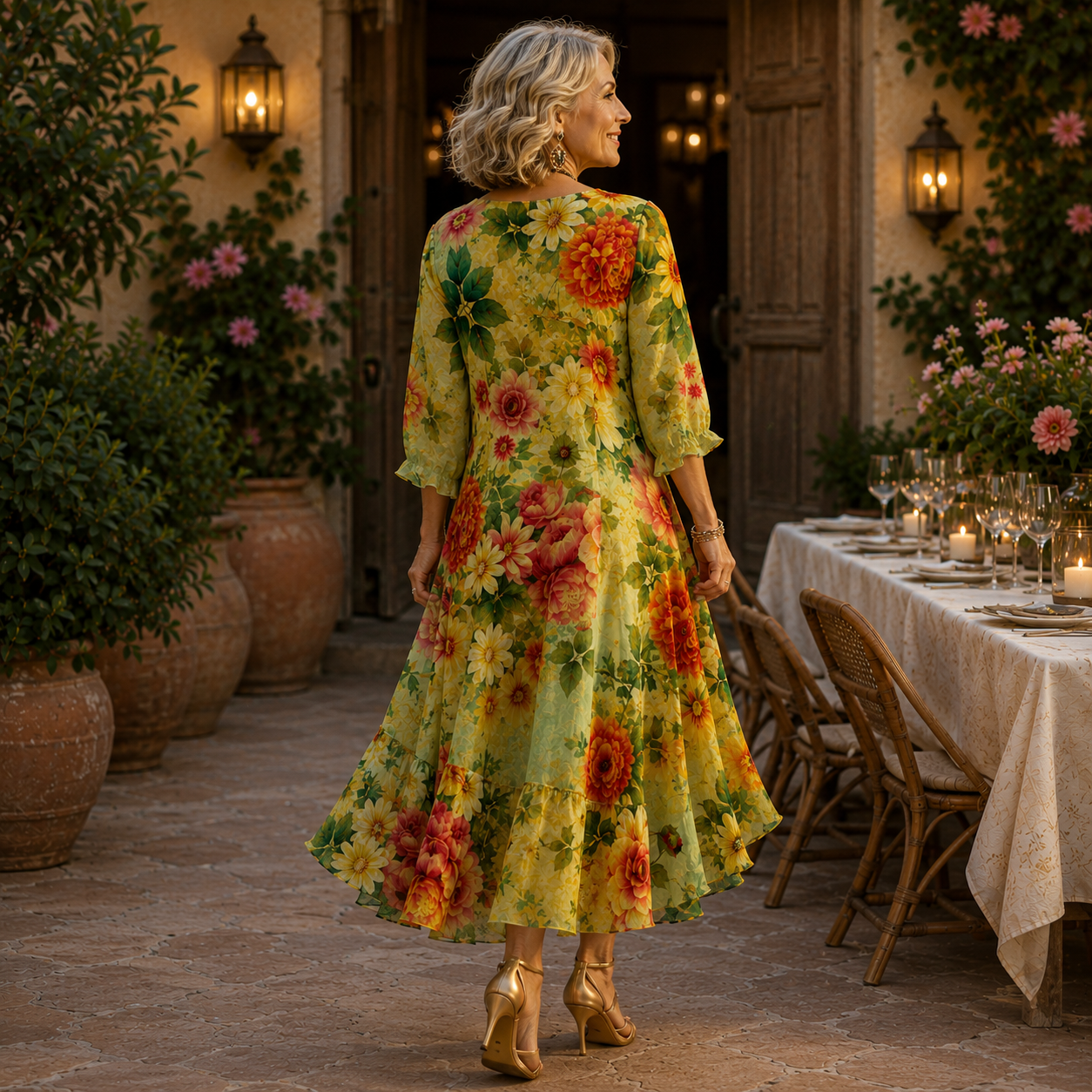 Janessa™ | Elegant Floral Maxi Dress