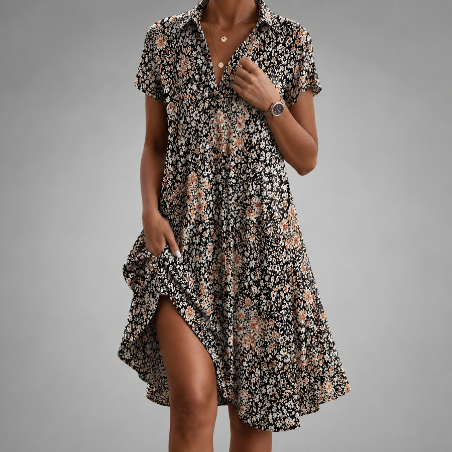 Moira™ Lightweight Comfort Midi Dress
