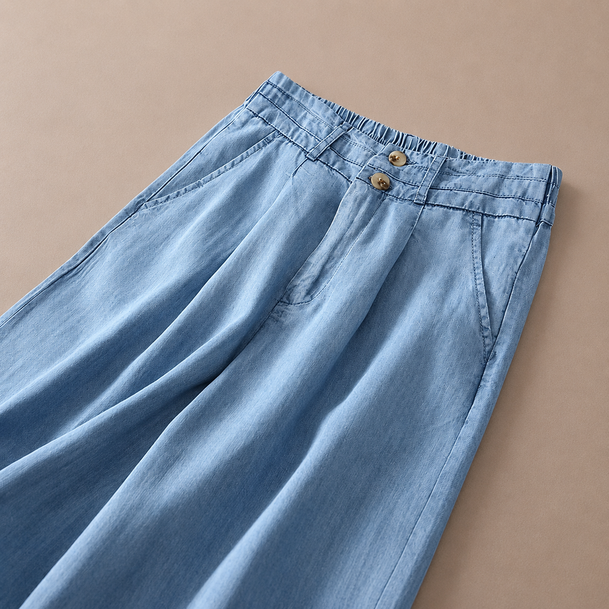 Sienna Wide Leg Denim Pants