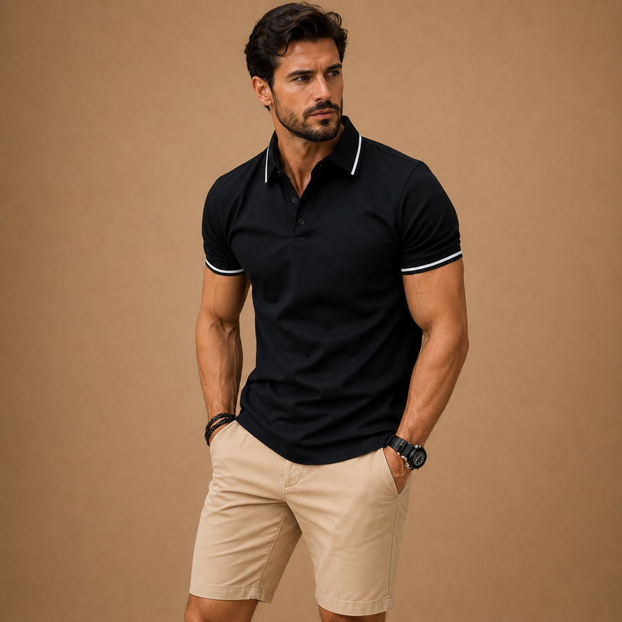 Zev|Polo Shirt With Collar