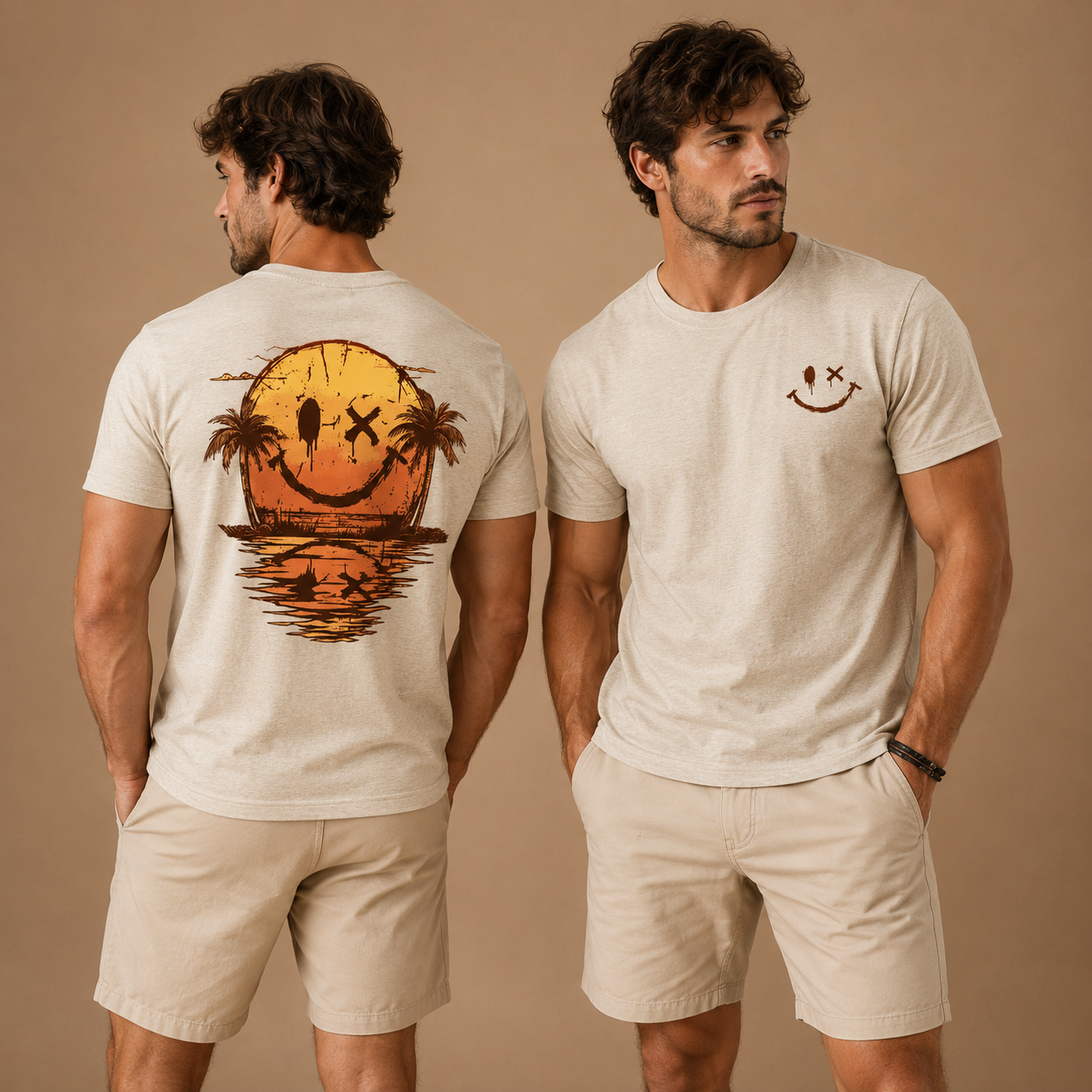 Ryan|Cotton Summer Smiley T-Shirt