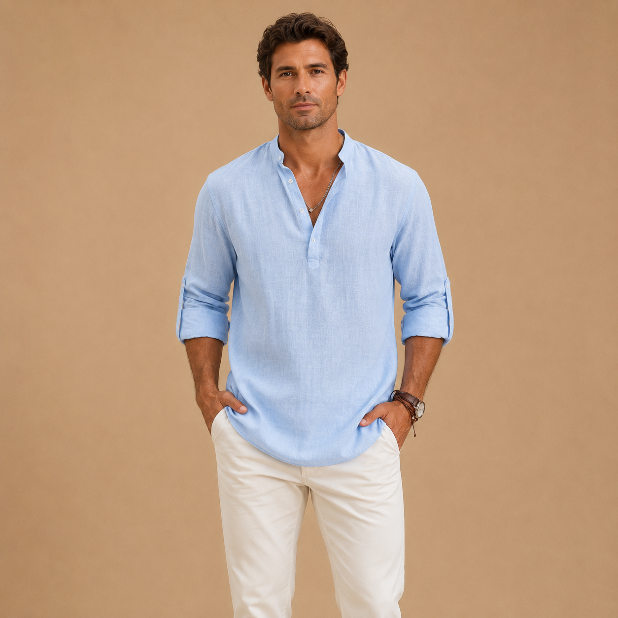 Flynn|Smooth Casual Overshirt