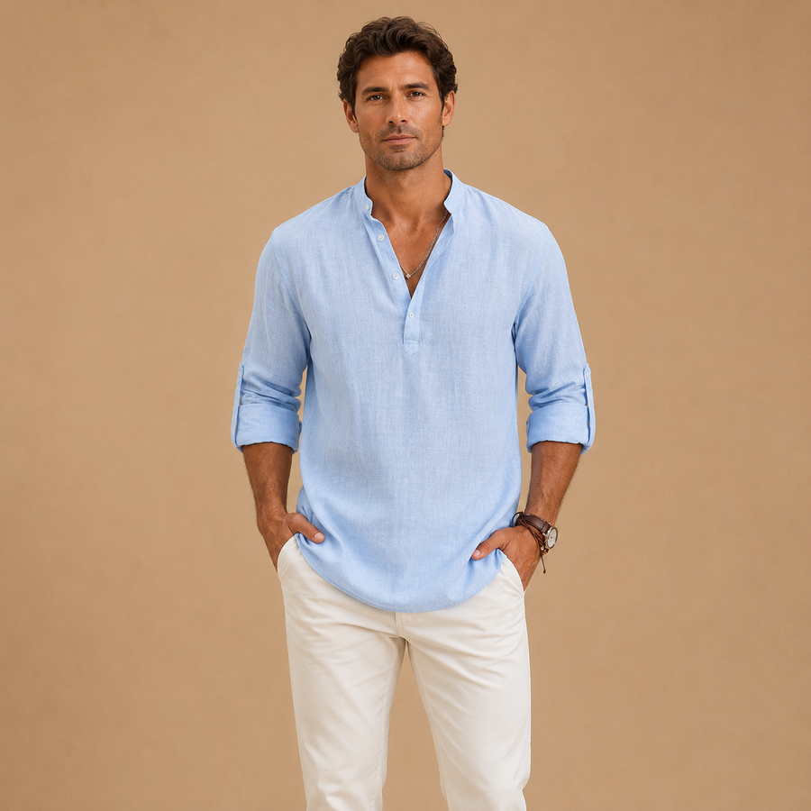 Flynn|Smooth Casual Overshirt