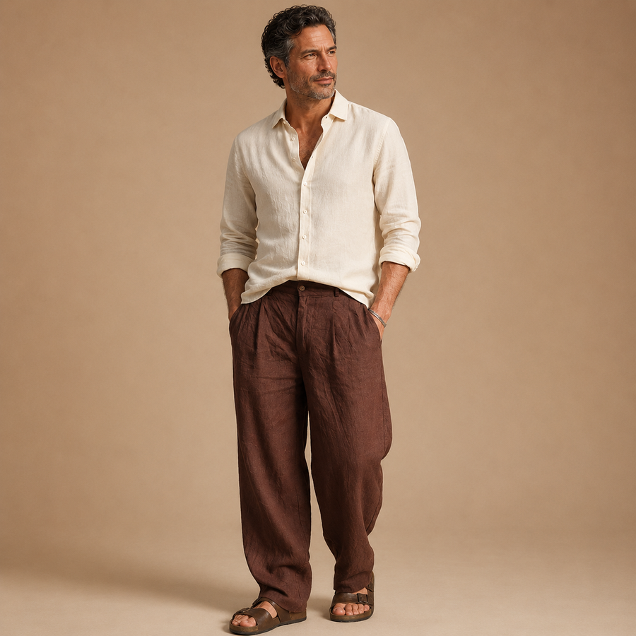 Nate|Wide-Leg Trousers