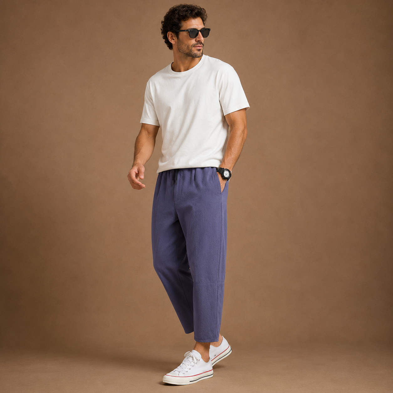Liam|Cropped Pants