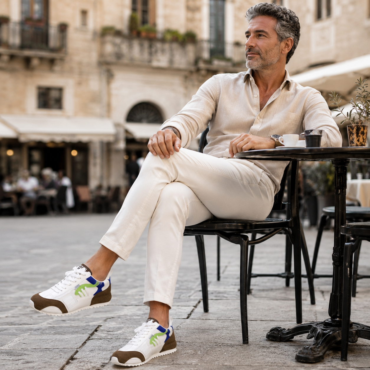 Giuliano | Multicolour Patchwork Suede & Leather Sneakers