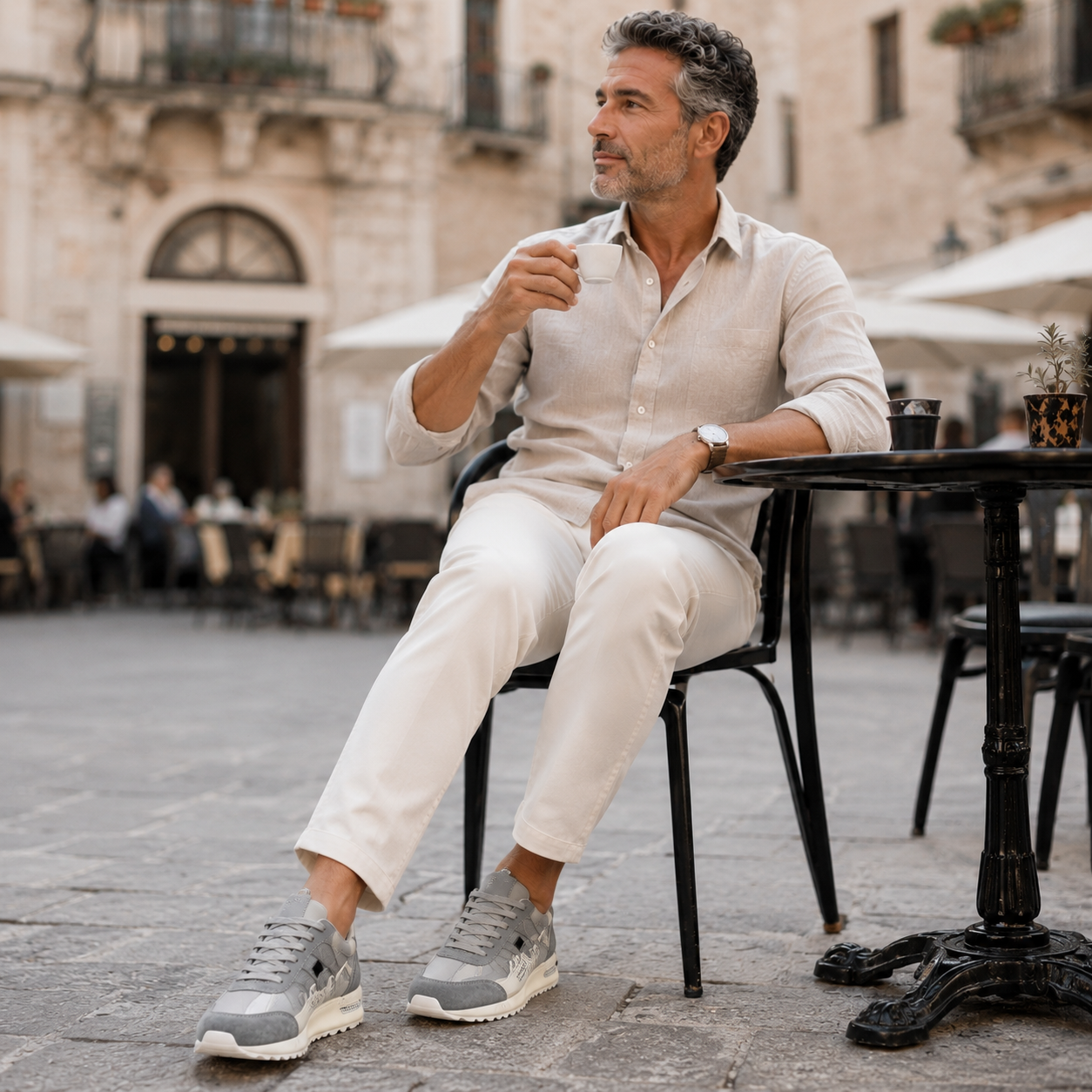 Giuliano | Multicolour Patchwork Suede & Leather Sneakers