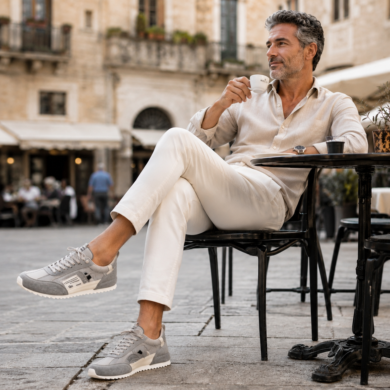 Giuliano | Multicolour Patchwork Suede & Leather Sneakers