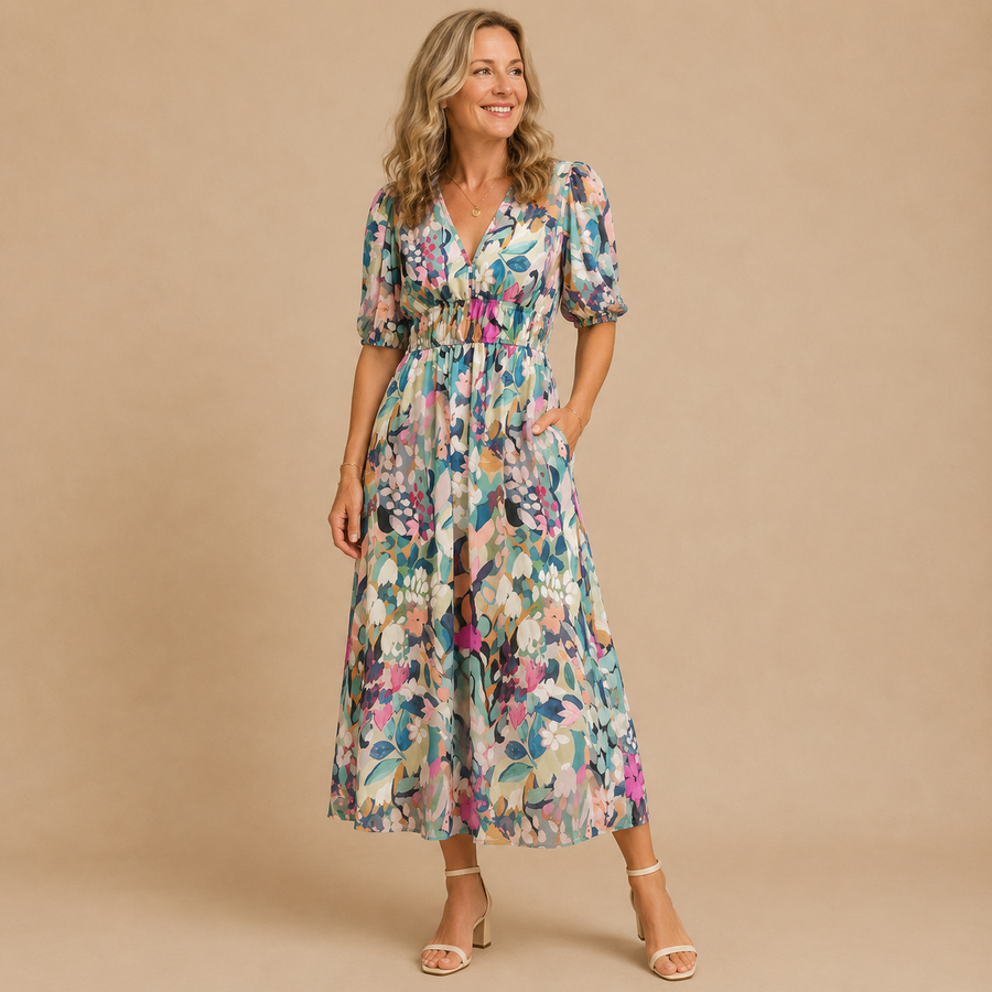 Rosita | Elegant Floral Dress