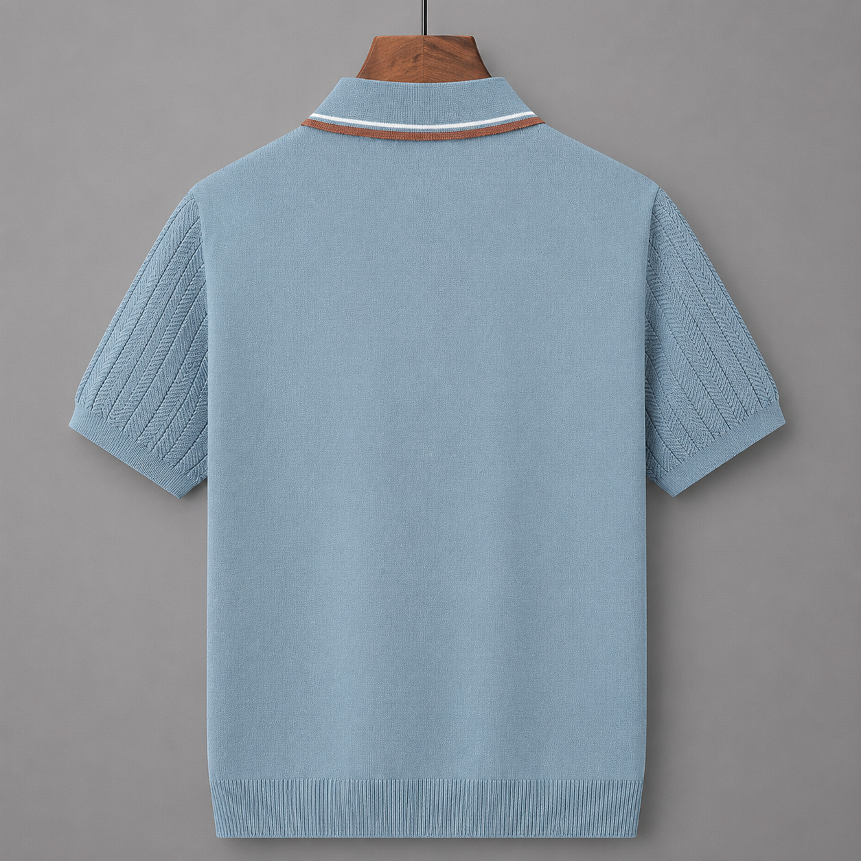 Sterling™ | Textured Knit Polo Shirt