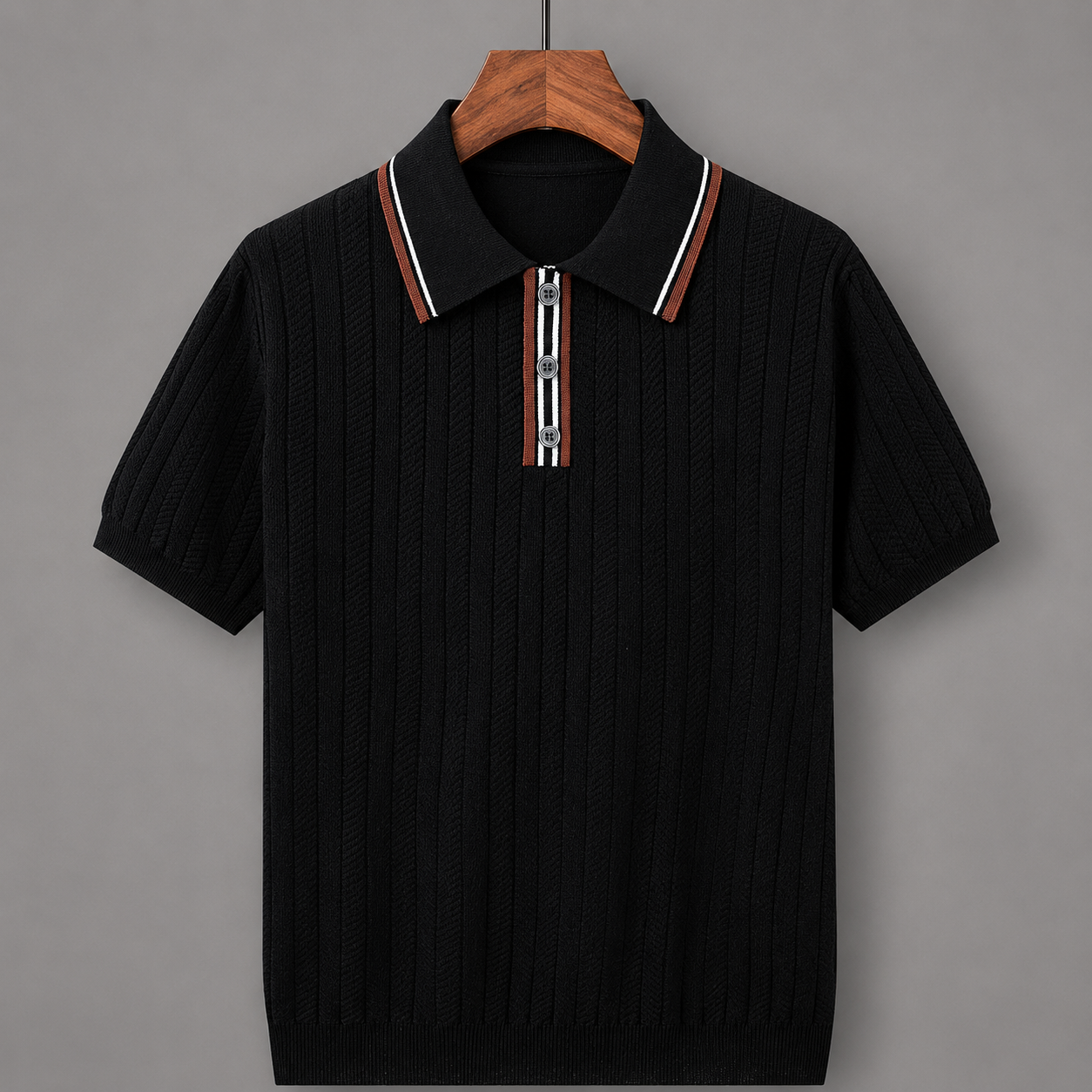 Sterling™ | Textured Knit Polo Shirt