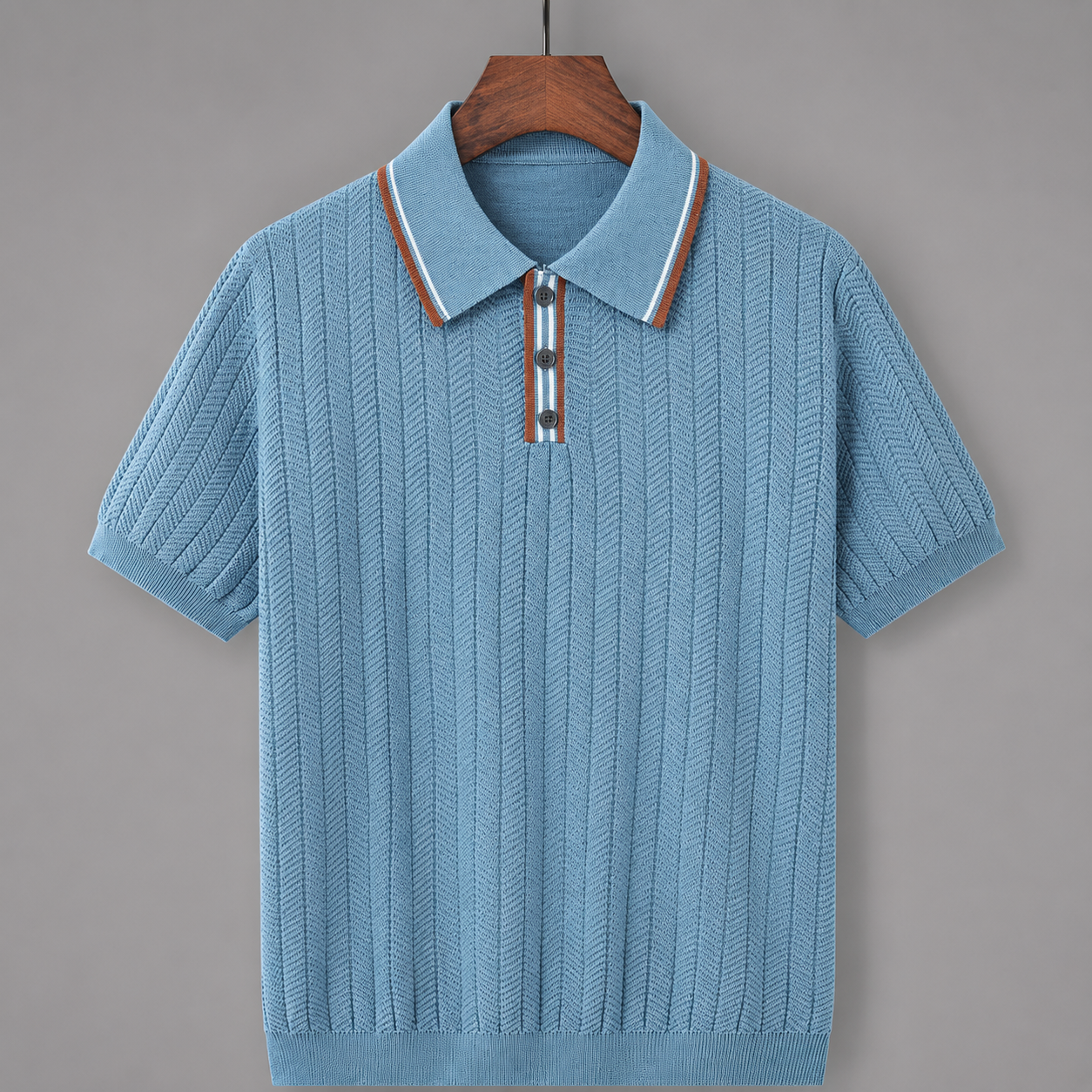 Sterling™ | Textured Knit Polo Shirt