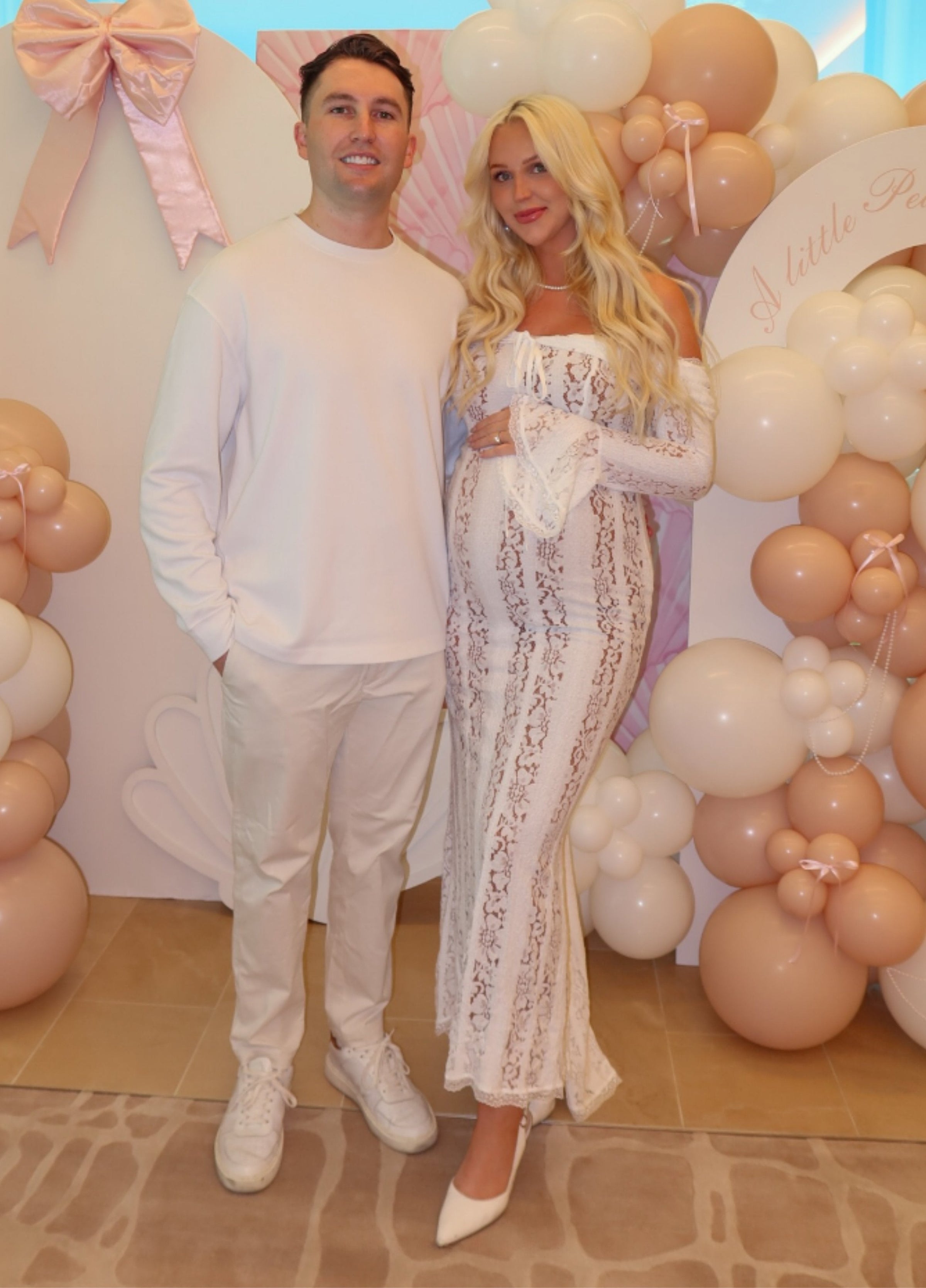 Zorah | Lace Maxi Dress – White