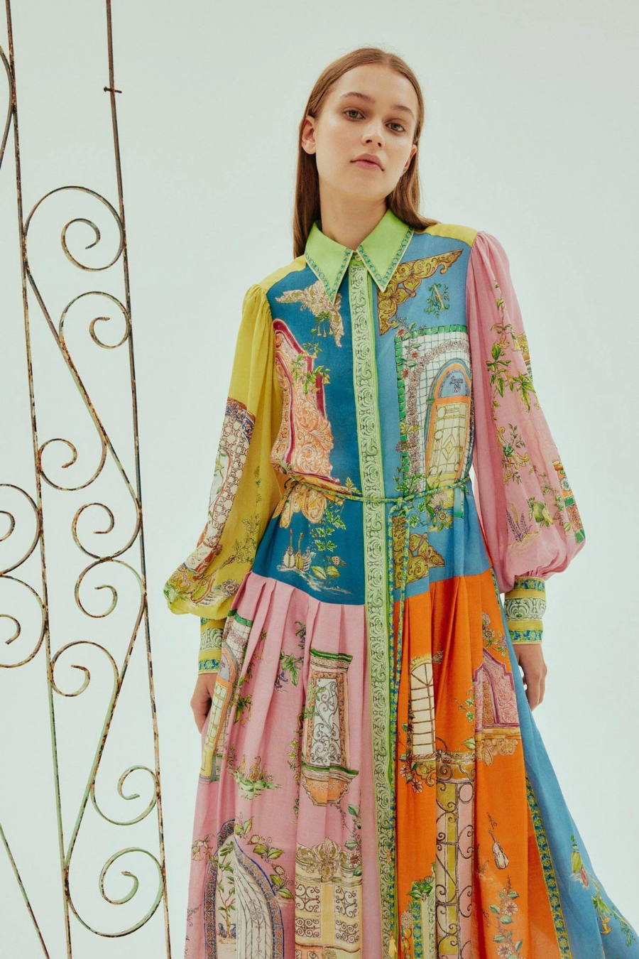 Nicole | Multi-Hued Designer Maxi Dress