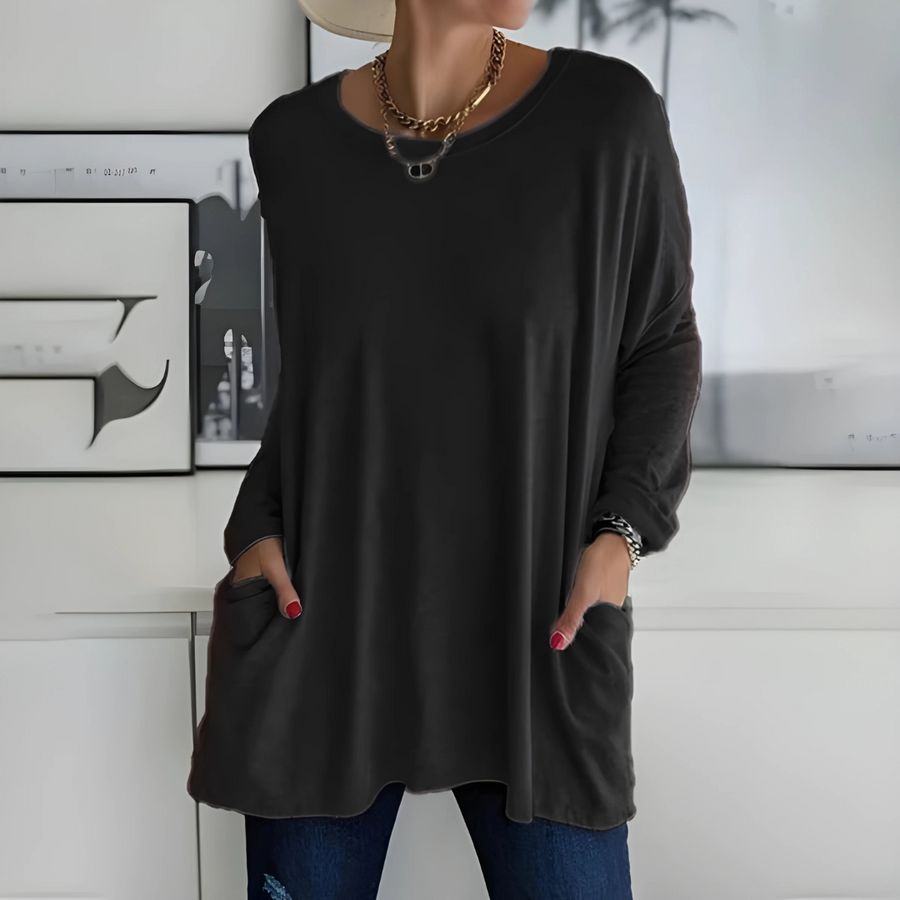 Joyanna | Relaxed Long Sleeve Top