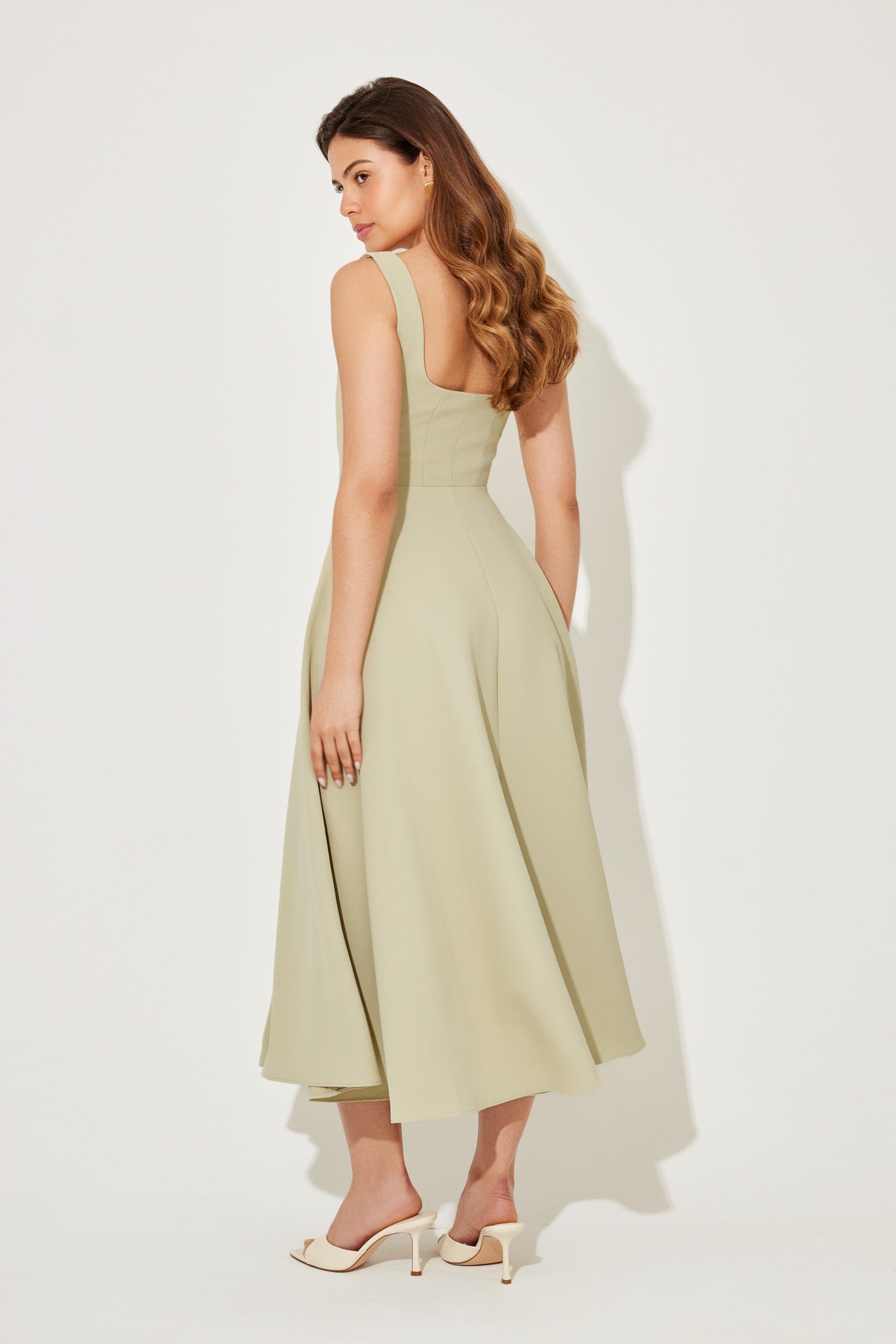 Castille | Elegant Midi Flow Dress