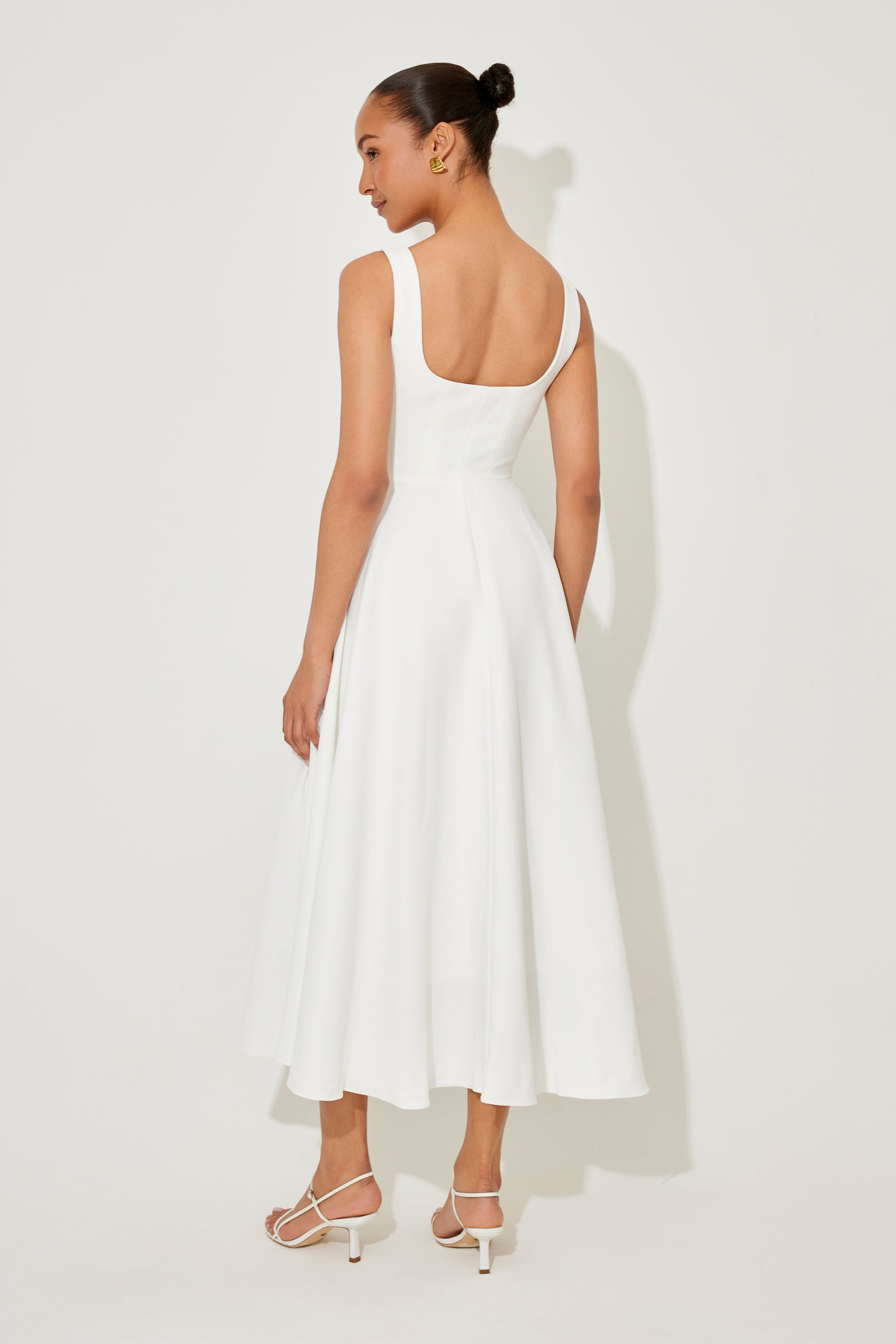 Castille | Elegant Midi Flow Dress