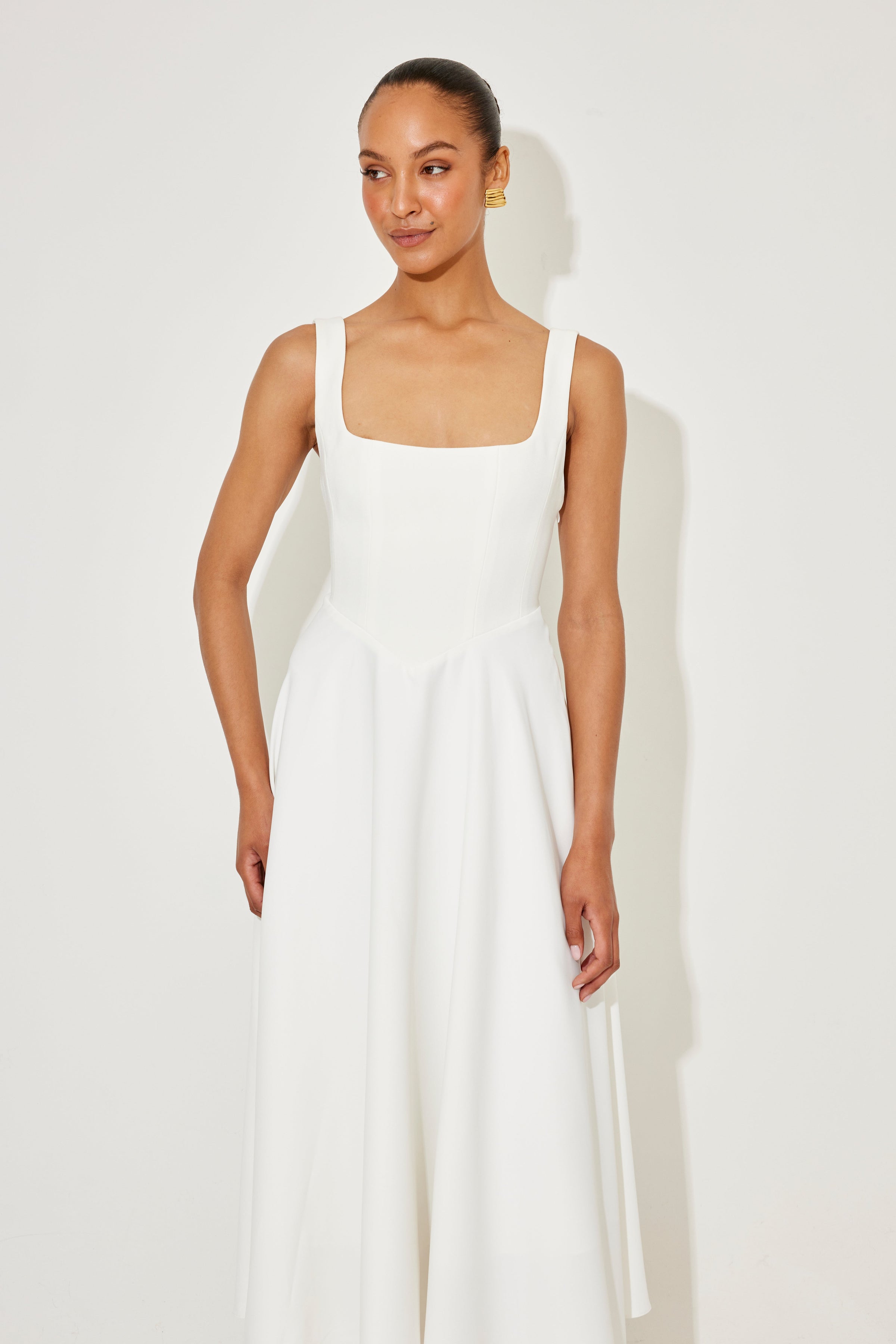 Castille | Elegant Midi Flow Dress