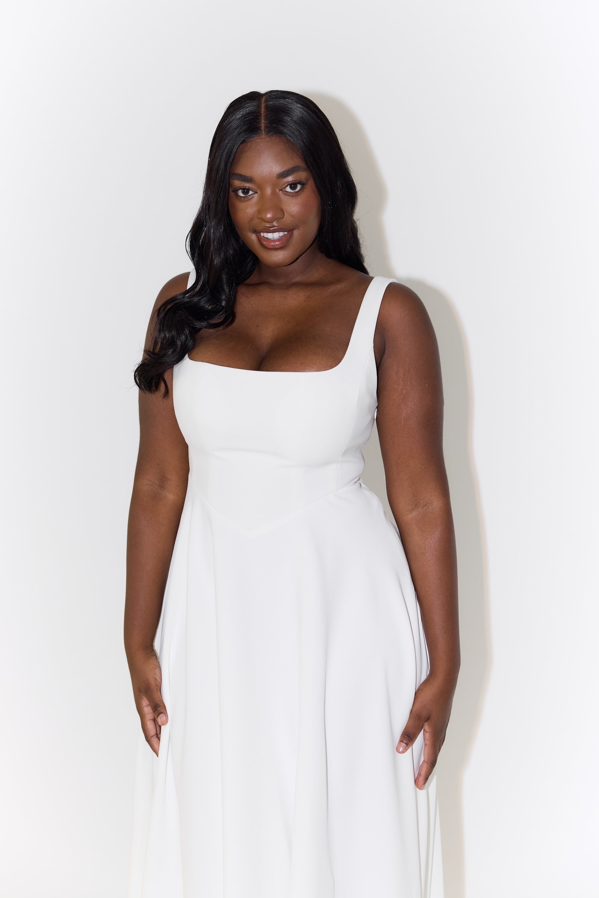 Castille | Elegant Midi Flow Dress