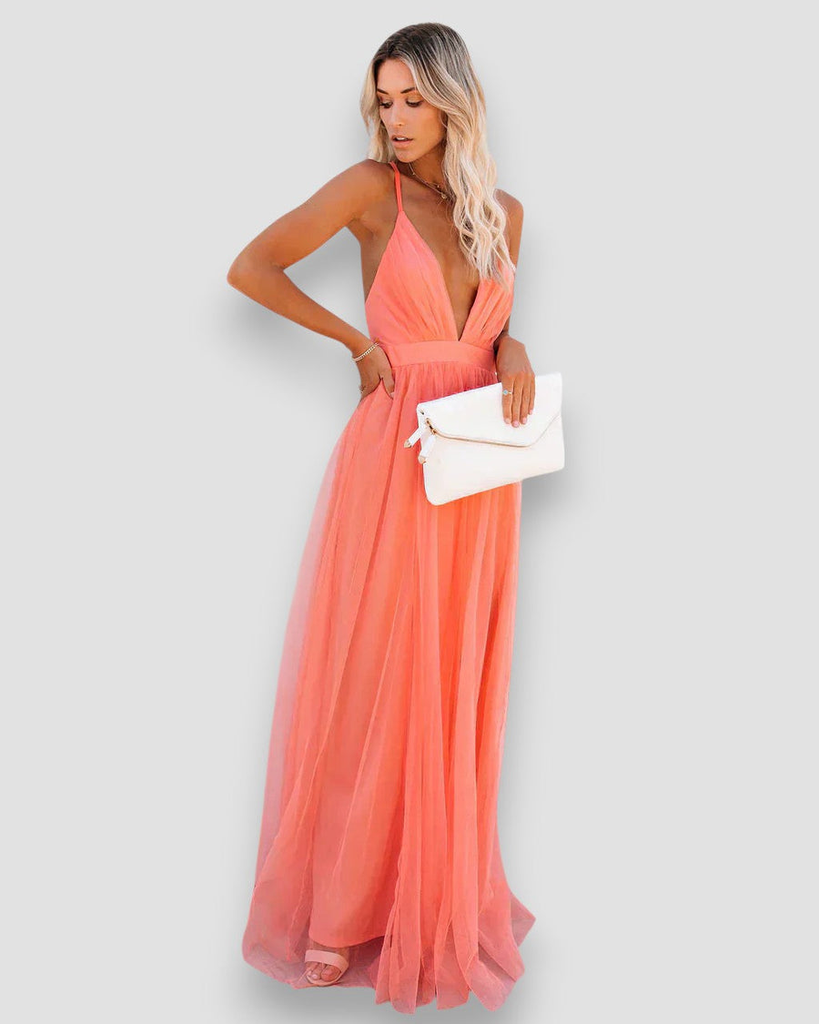 Ursula | Coastal Bloom Maxi Dress