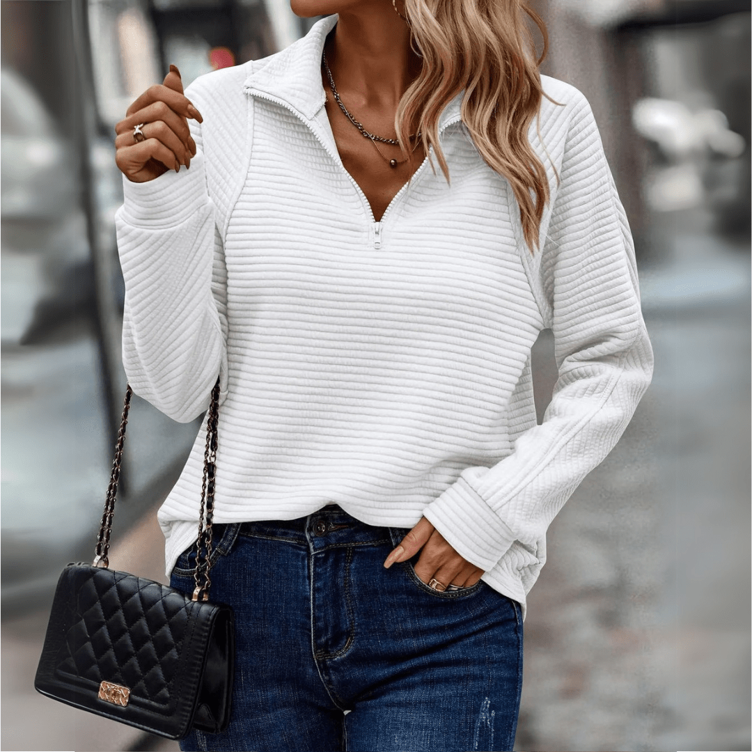 Nikole | Chic Half-Zip Pullover