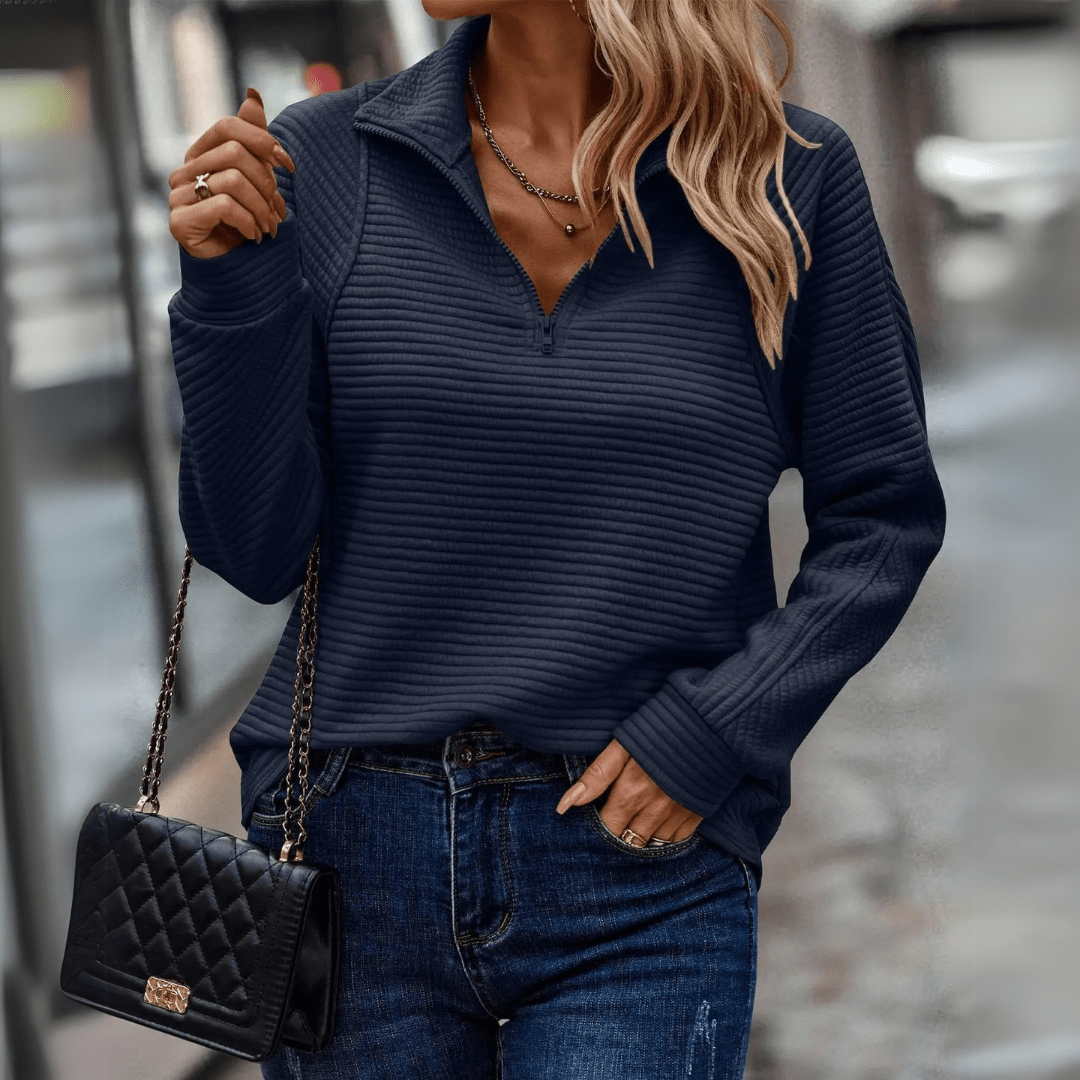 Nikole | Chic Half-Zip Pullover