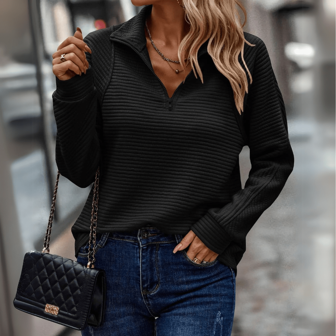 Nikole | Chic Half-Zip Pullover
