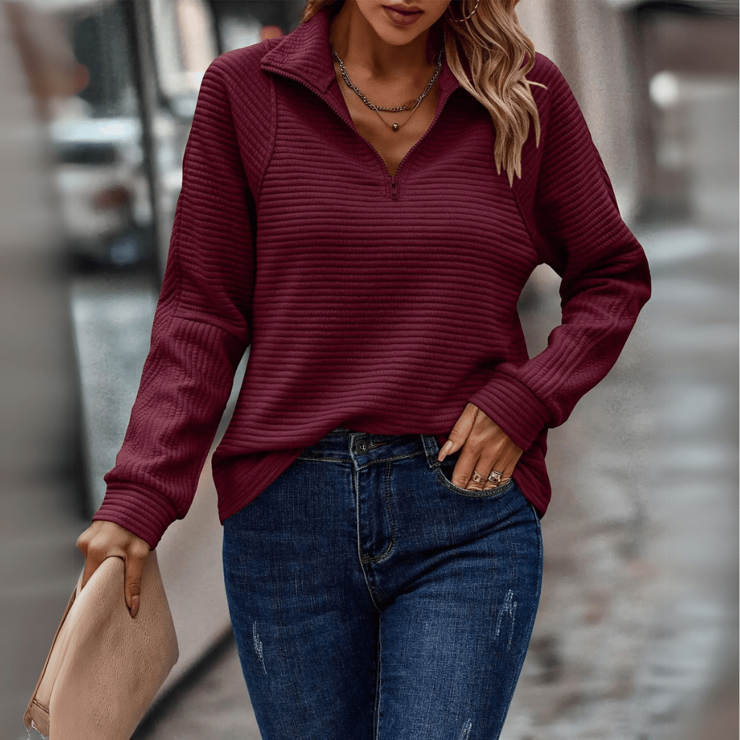 Nikole | Chic Half-Zip Pullover