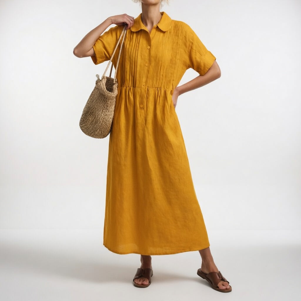Lysandra™ | Flowy Summer Shirt Dress