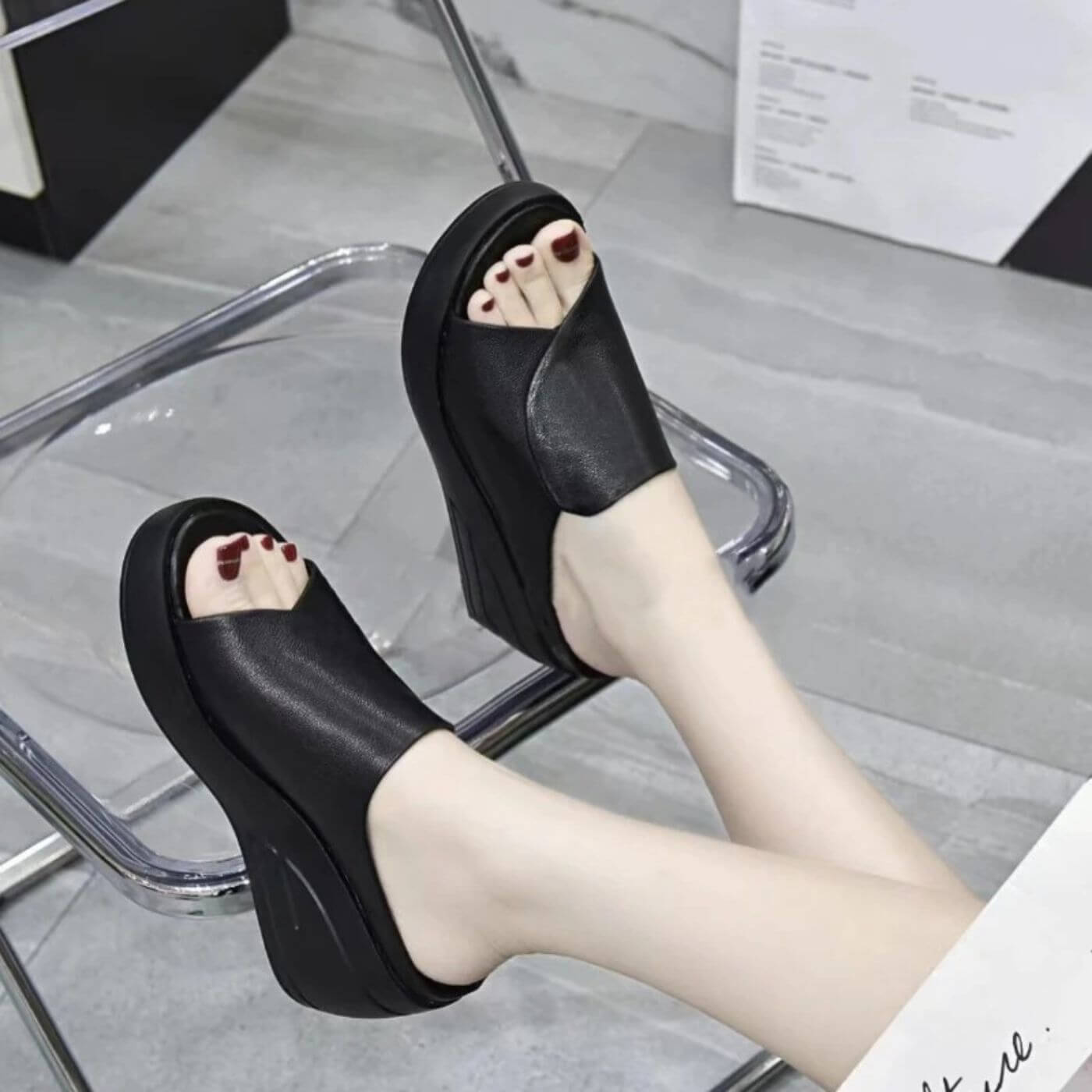 Dorothy | Orthopedic Slip-on Wedge Sandals