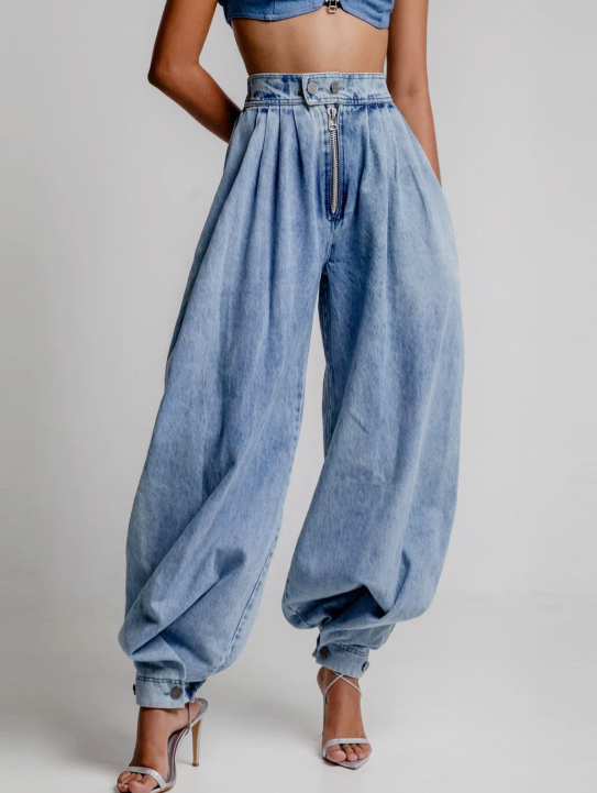 Reagan | High Waist Balloon Jeans