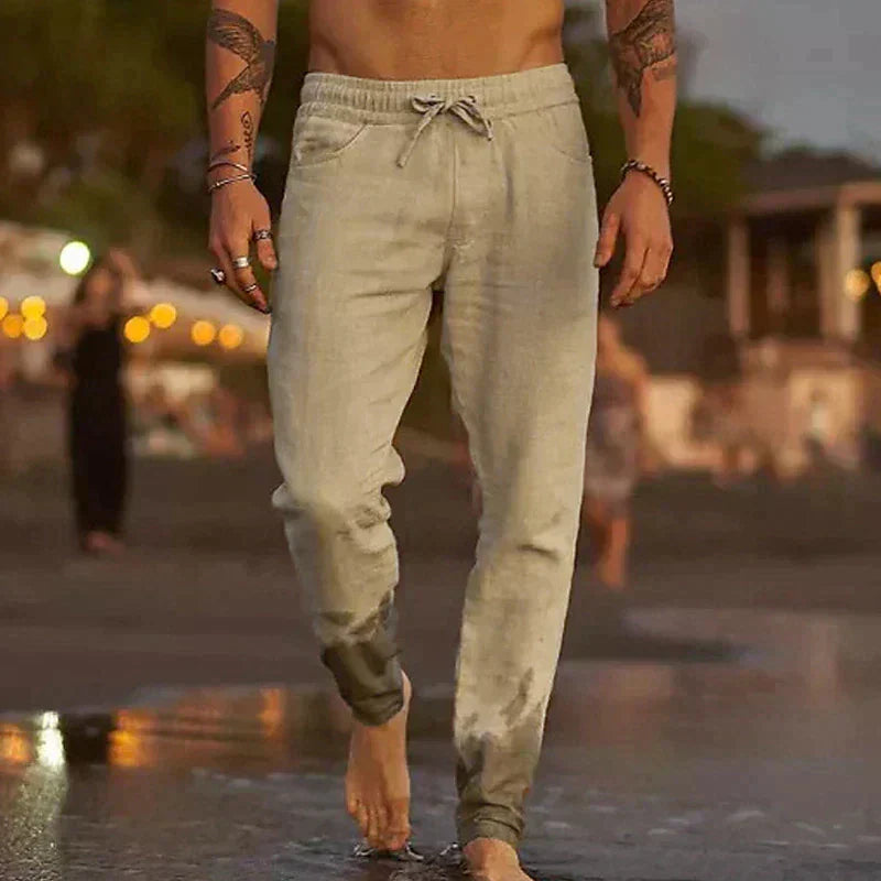 Levi|Linen trousers for men