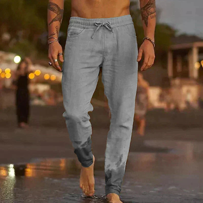 Levi|Linen trousers for men