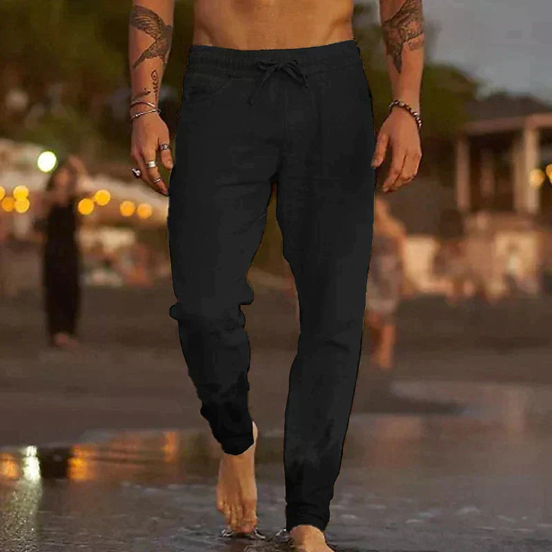 Levi|Linen trousers for men