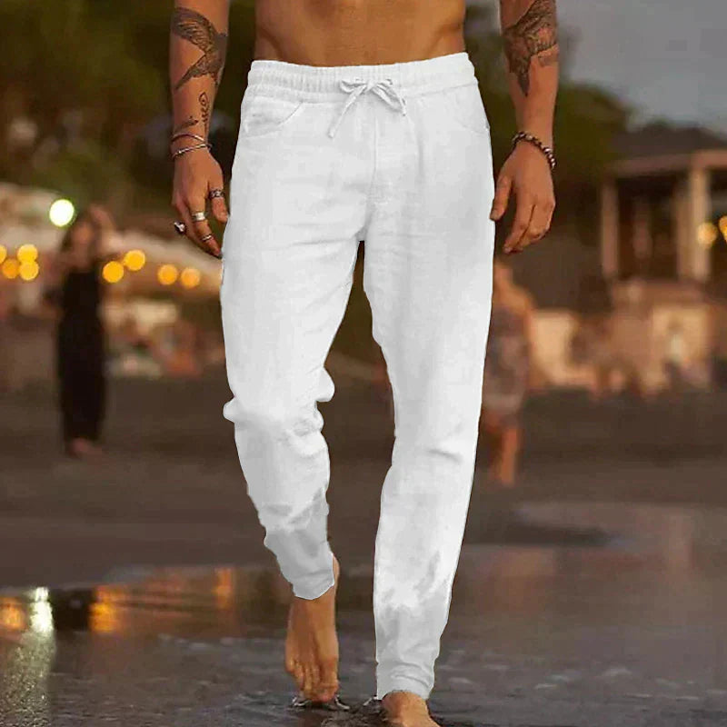 Levi|Linen trousers for men