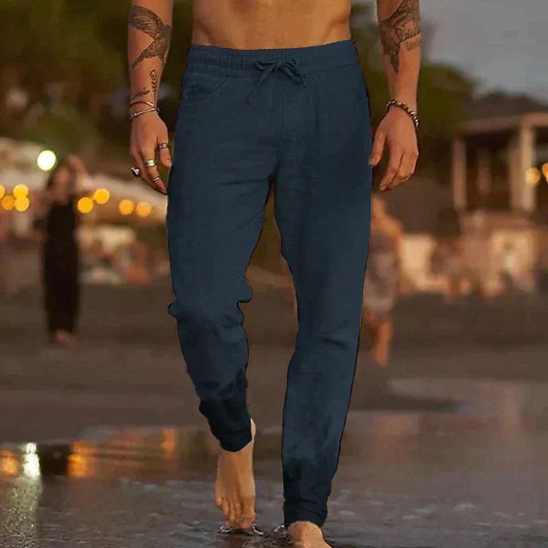 Levi|Linen trousers for men