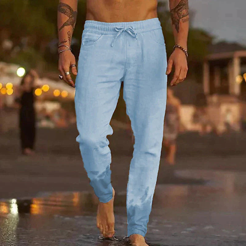 Levi|Linen trousers for men