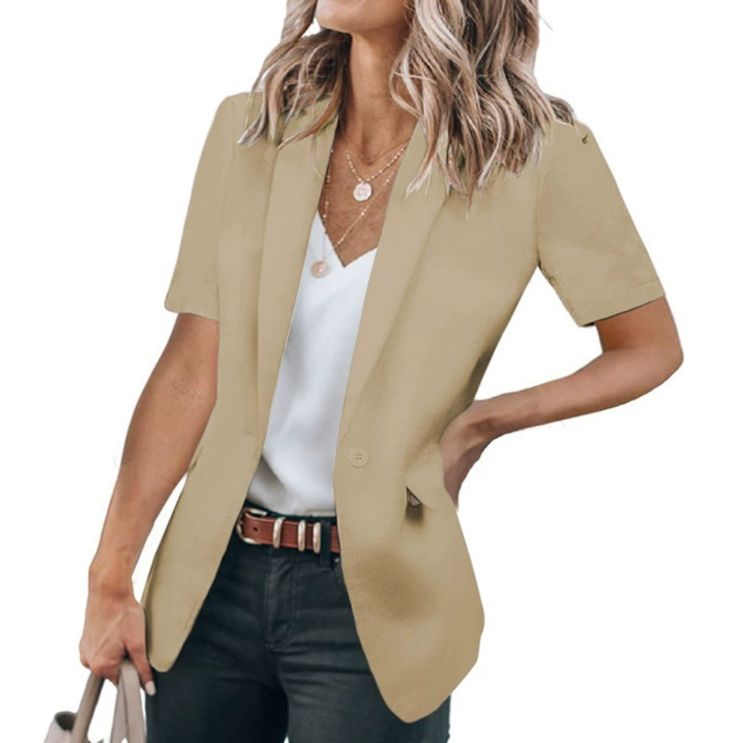 Lissa™ | Short Sleeve Casual Blazer