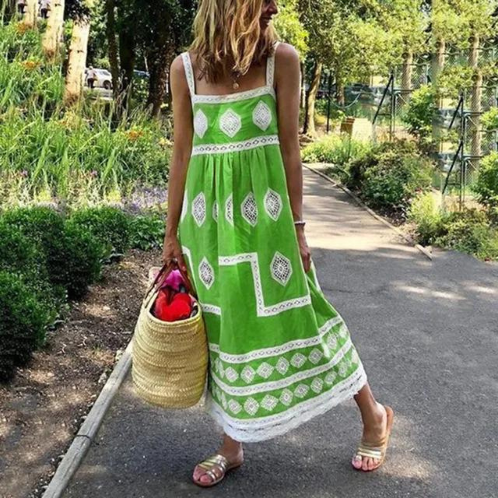 Kennedi | Sleeveless Vintage Dress