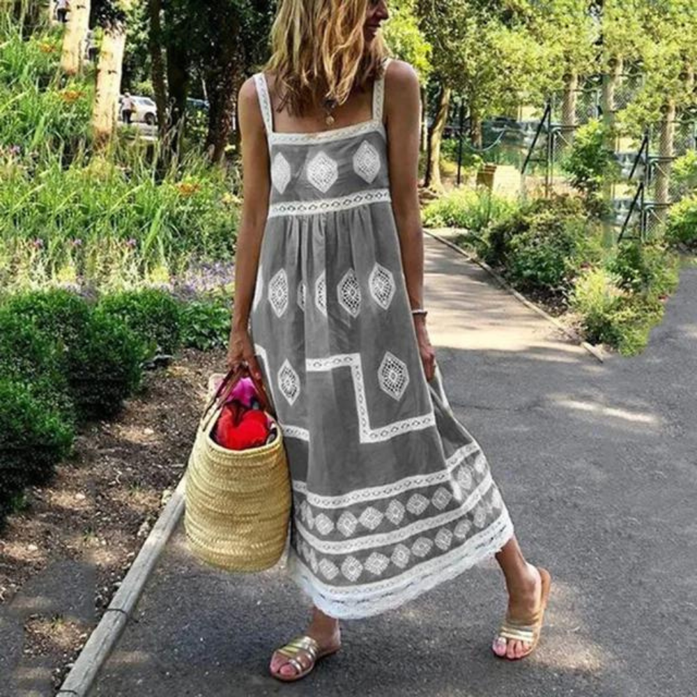 Kennedi | Sleeveless Vintage Dress