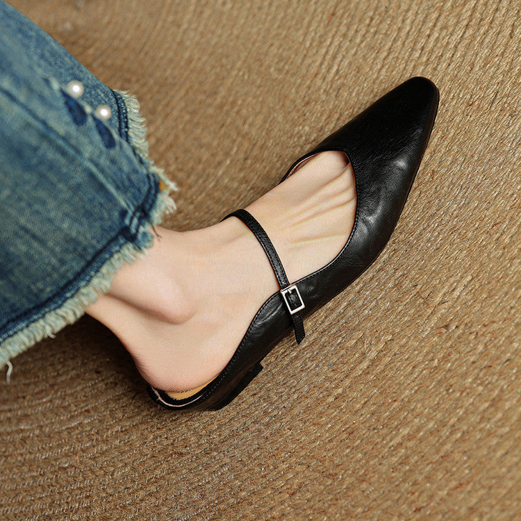 Wilhelmina | Genuine Leather Mules
