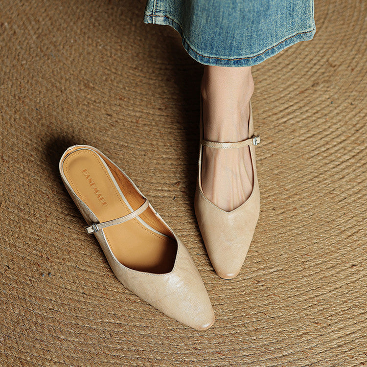 Wilhelmina | Genuine Leather Mules